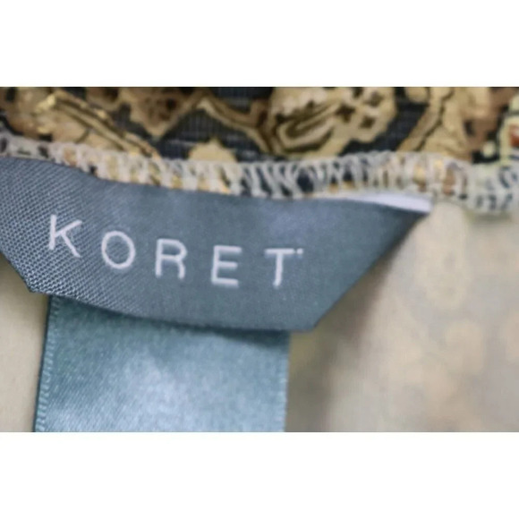 Koret Women's Midi Bohemian Skirt-Size 16-Gold Metallics - Picture 5 of 8